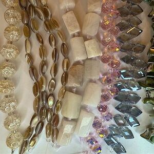 Assorted Beaded Jewelry Supplies